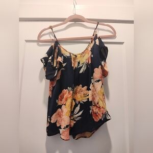 Floral off the shoulder top